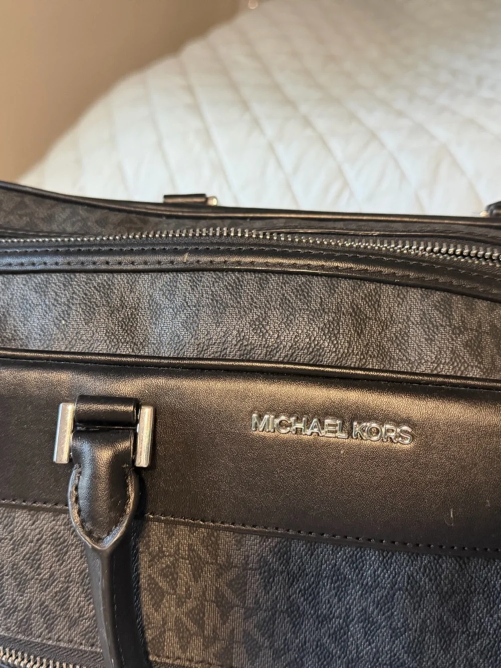 Michael Kors Black Monogram travel bag - Picture 2 of 11